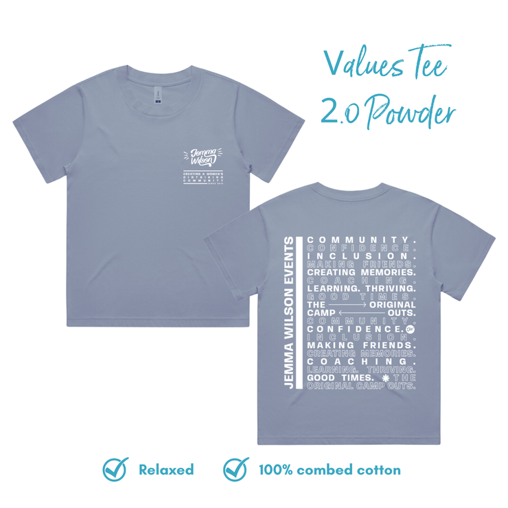 Values Tee 2.0 Powder